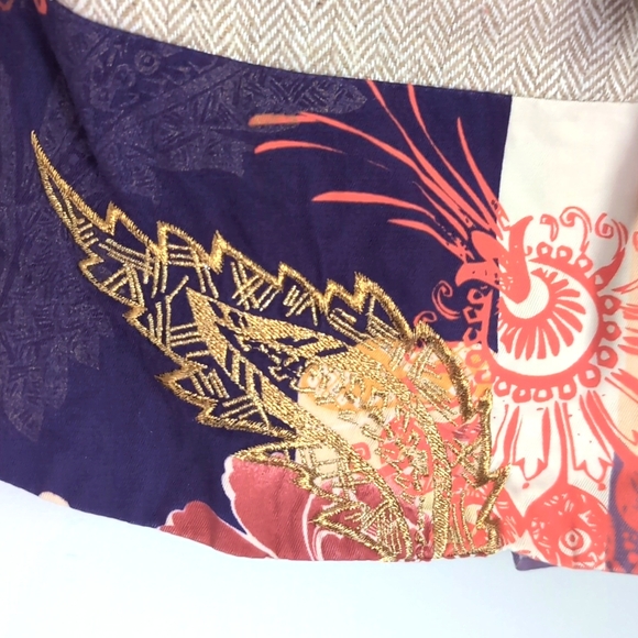 Anthropologie Elevenses Patchwork Iced Juniper Blazer Jacket Size 8 - Picture 7 of 16